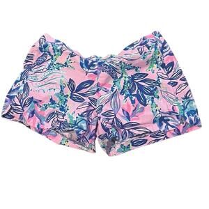 Lilly Pulitzer 5” Ocean View small Pull On Shorts Lilac Rose Just A Lil Jelly